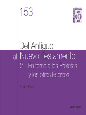 cover image of Del Antiguo al Nuevo Testamento (II)